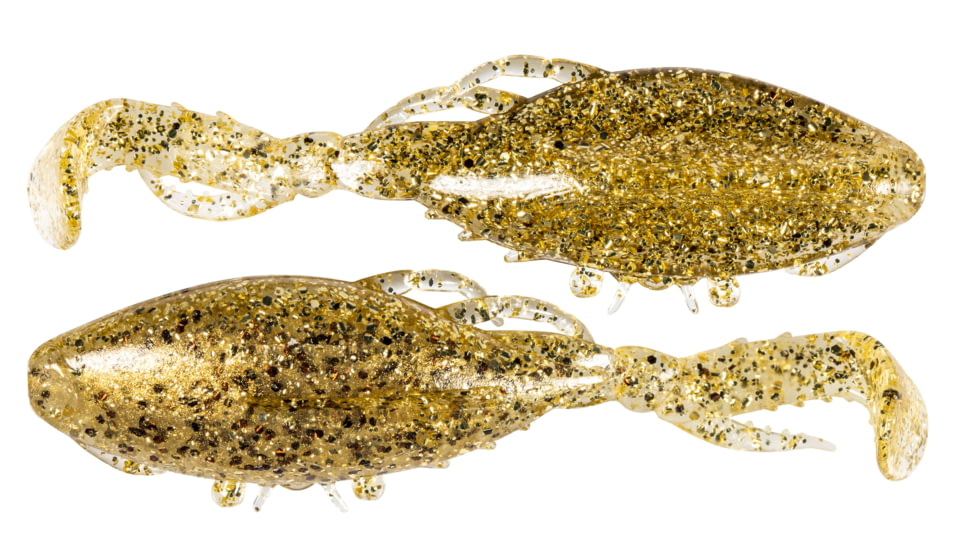 Z-man Kicker Crabz Soft Baits, 3 pack, 3.5 in, Golden Boy, KC35-323PK3