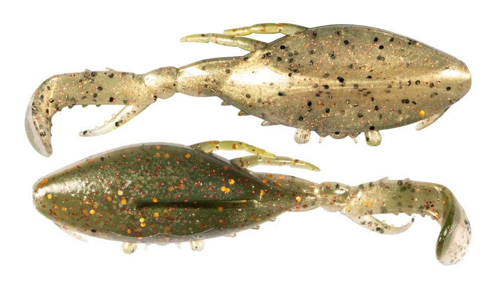Z-man Kicker Crabz Soft Baits, 3 pack, 3.5 in, Redfish Toad, KC35-321PK3
