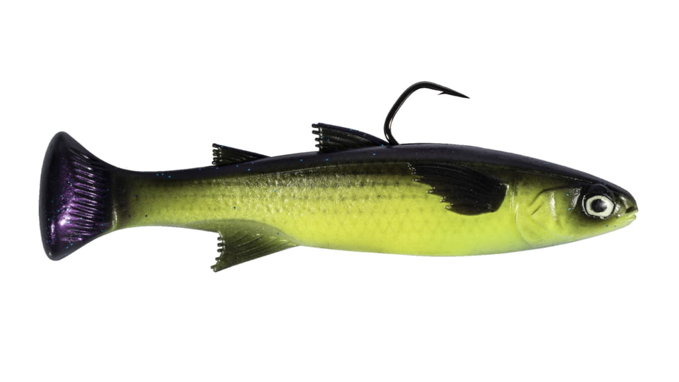 Z-man Mulletron LT Swimbait Lure, Bayou Tiger, 4.5in, MTLT45-05