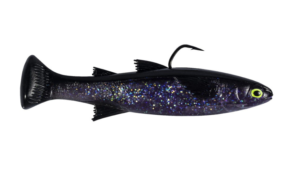 Z-man Mulletron LT Swimbait Lure, Midnight Express, 4.5in, MTLT45-02