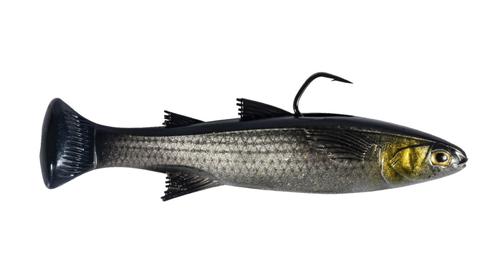 Z-man Mulletron LT Swimbait Lure, Silver Mullet, 4.5in, MTLT45-03