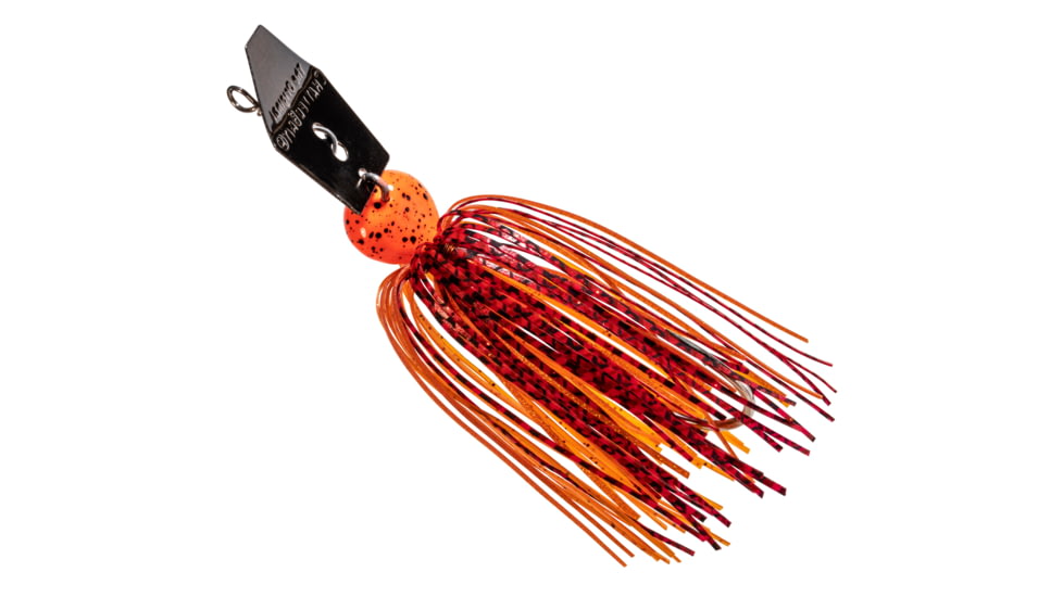 Z-man Chatterbait Elite Swim Jig, 3/8oz, Fire Craw, CB-EL38-11