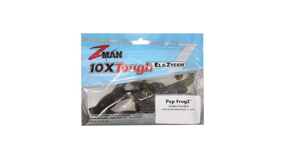 Z-man POP FROGZ 4 GRN PMPKN4PK POPFROG4-46PK4