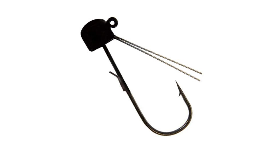 Z-man POWER FINS SHROOMZ WEEDLESS 1/5oz3PK BLK PJHW15-02PK3