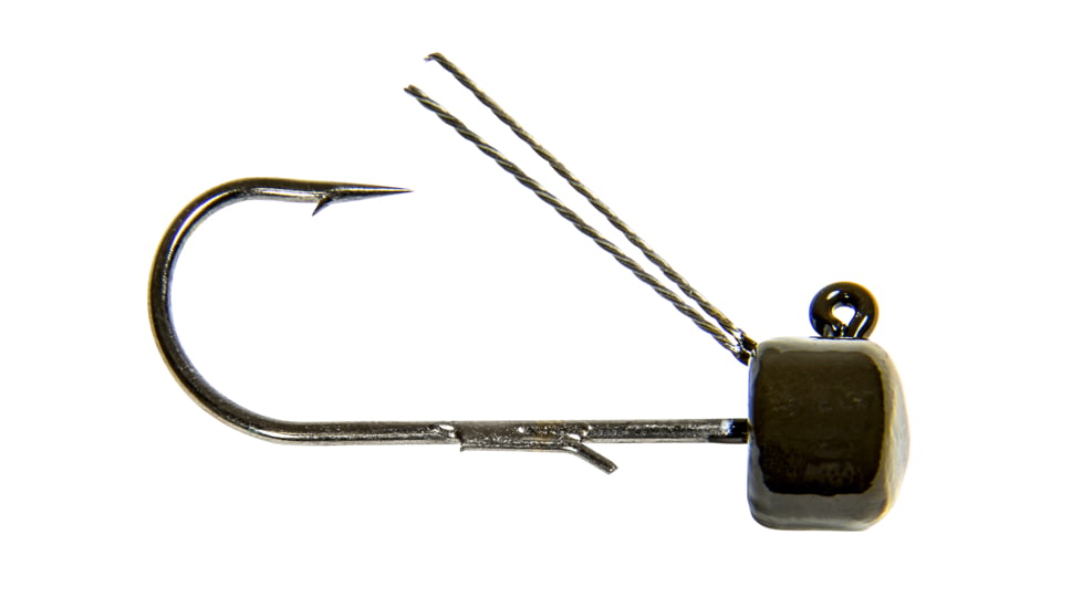 Z-man Pro Shroomz Weedless, Green Pumpkin, 1/5oz, 4 per Pack, FPHW15-01PK4