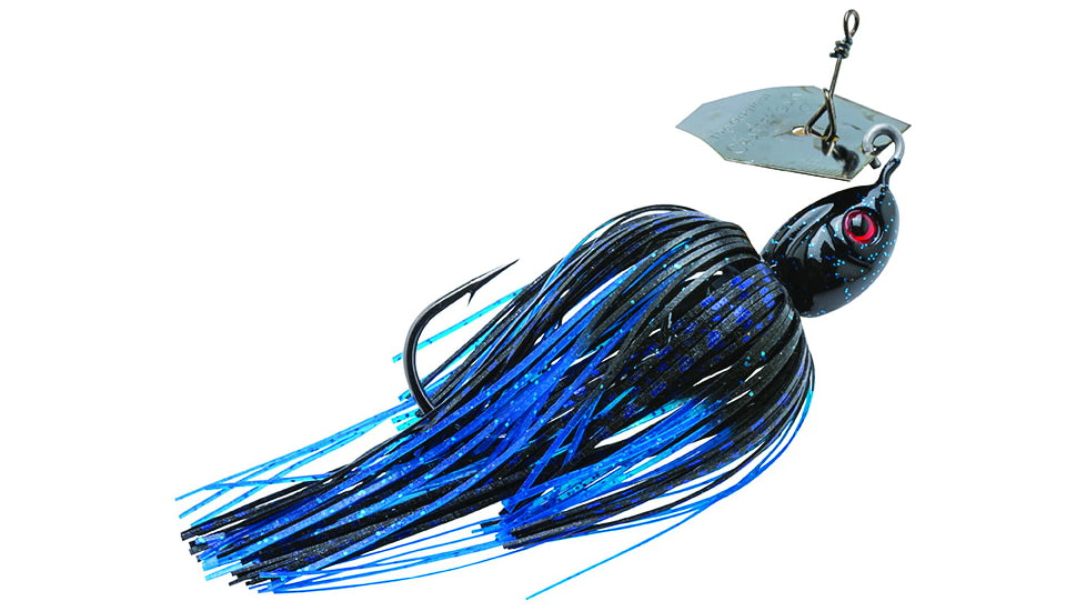 Z-man Project Z Chatterbait Bladed Swim Jig 1/2oz 5/0 Hook, Black Blue, CB-PZ12-08