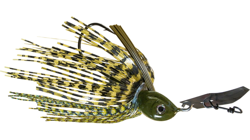 Z-man Project Z Chatterbait Weedless Jig, 1/2oz, Dark Green Pumpkin, CBW-PZ12-10