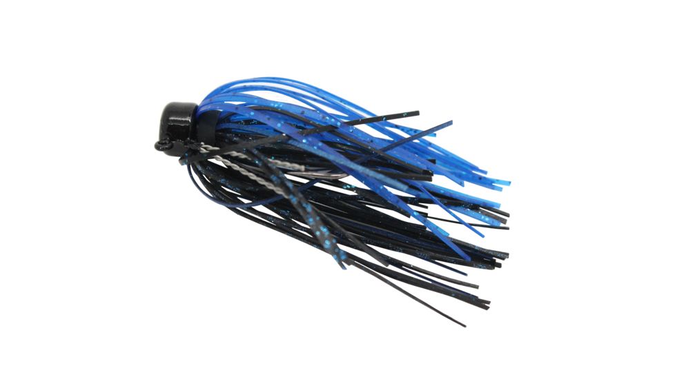 Z-man SHROOMZ MICRO FINS JIG3/16ozBLK/BLUE2PK MFJ316-01PK2