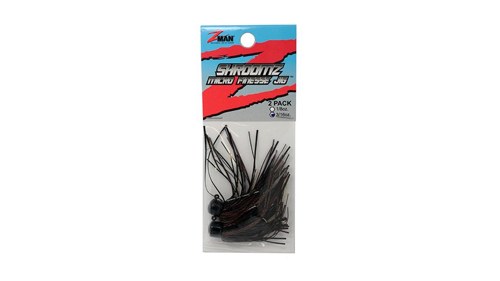 Z-man SHROOMZ MICRO FNSJIG3/16ozMOCCASINCRAW2PK MFJ316-05PK2