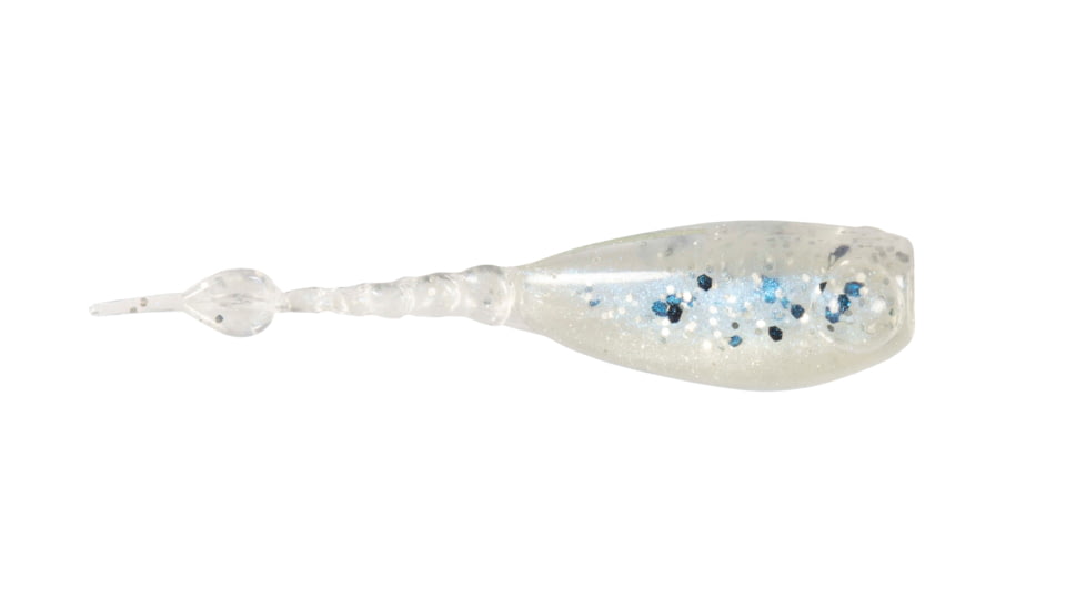 Z-man Stingerz Soft Bait, 8 pack, 2in, Blue Glimmer Sparkle, MST-27BPK8