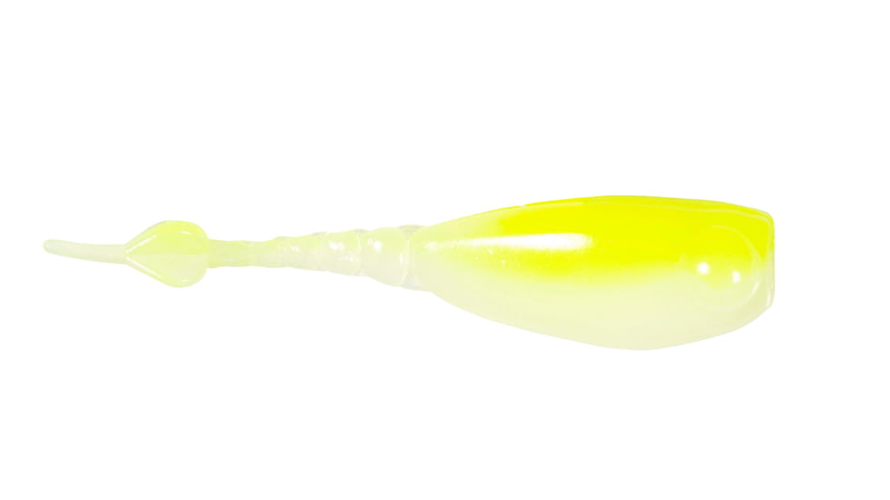 Z-man Stingerz Soft Bait, 8 pack, 2in, Glow Chartreuse, MST-63PK8