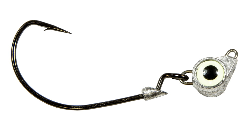 Z-man Texas Eye Jigheads, Glow, 3/16oz, 3 per Pack, TXJH316-03PK3