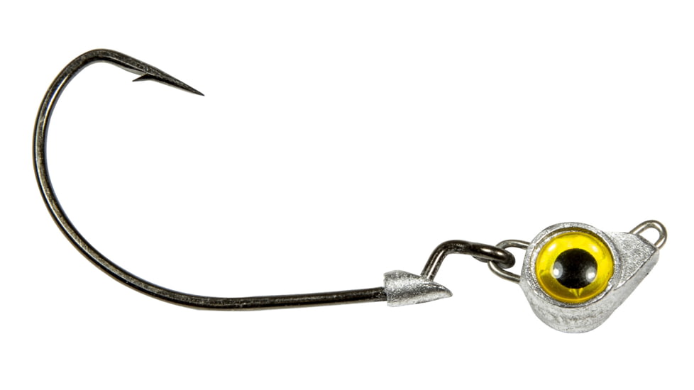 Z-man Texas Eye Jigheads, Gold, 1/4oz, 3 per Pack, TXJH14-04PK3