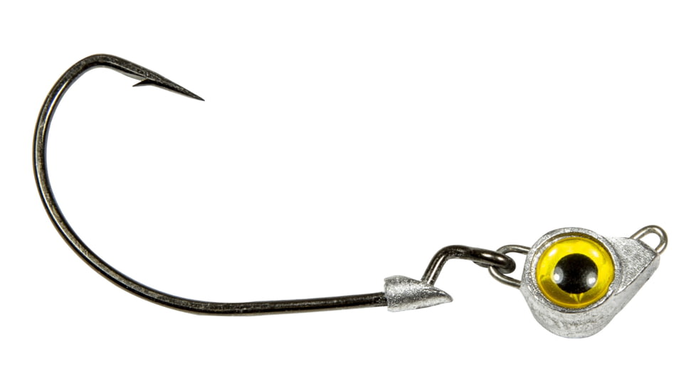 Z-man Texas Eye Jigheads, Gold, 1/8oz, 3 per Pack, TXJH18-04PK3