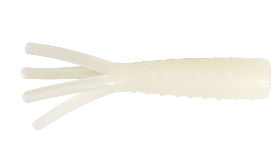 Z-man Tiny Ticklerz Soft Bait, 8 pack, 1.75in, Glow, MTIC-231PK8