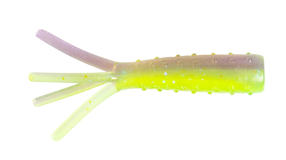 Z-man Tiny Ticklerz Soft Bait, 8 pack, 1.75in, Purple Death, MTIC-360PK8