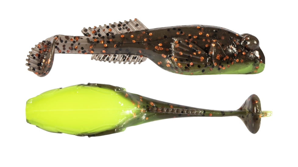 Z-man TRD Gobyz Finesse Lure, 6 Pack, Coppertreuse, 2.4in, TGB-109PK6