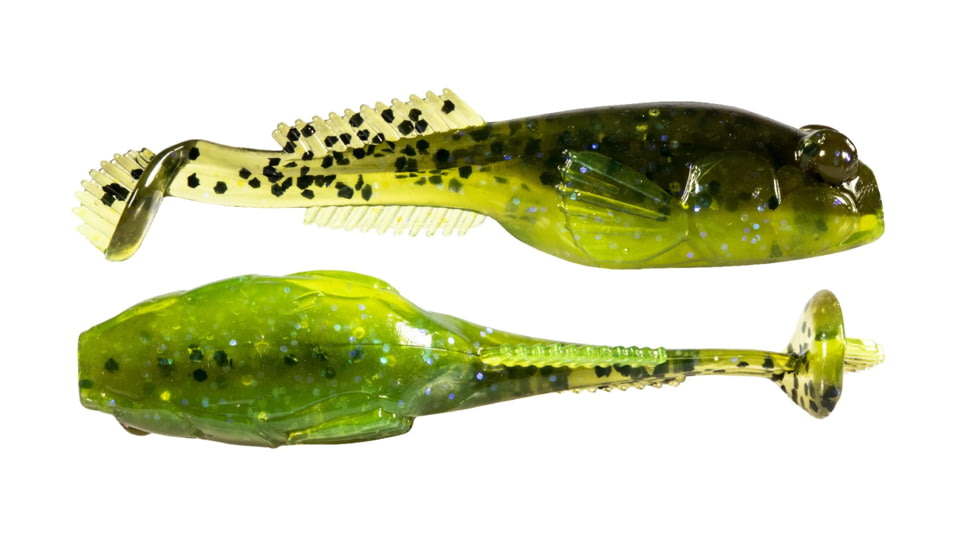 Z-man TRD Gobyz Finesse Lure, 6 Pack, Hot Snakes, 2.4in, TGB-349PK6