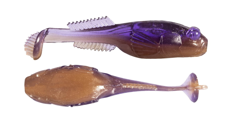 Z-man TRD Gobyz Finesse Lure, 6 Pack, Pb&amp;J, 2.4in, TGB-238PK6
