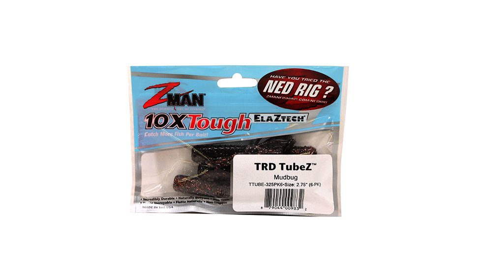 Z-man TRD TUBEZ 2.75 MUDBUG6PK TTUBE-325PK6