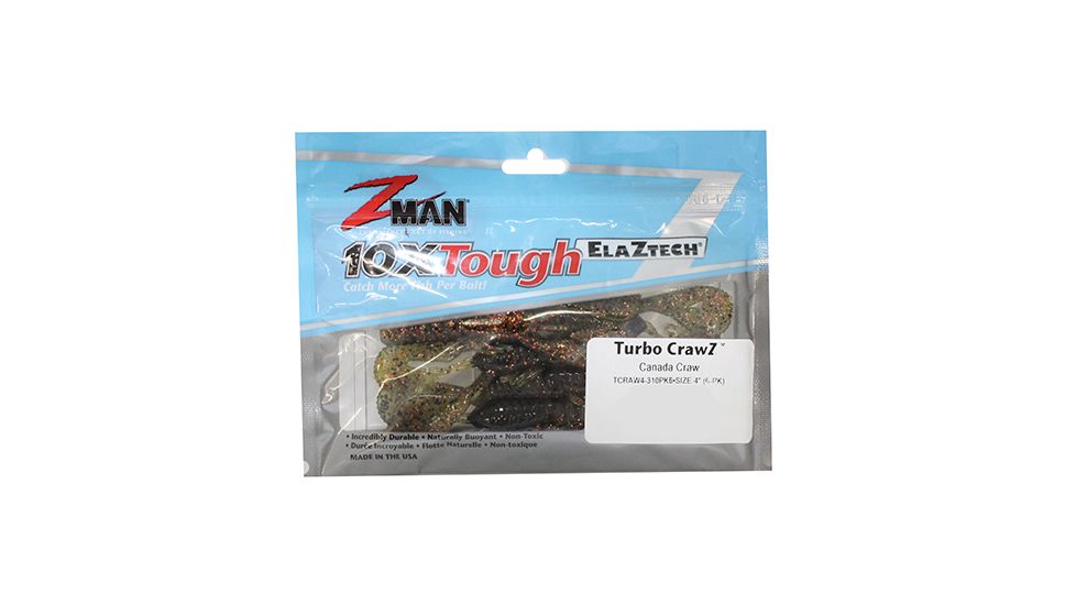 Z-man TURBO CRAWZ 4 CANADA CRAW6PK TCRAW4-310PK6