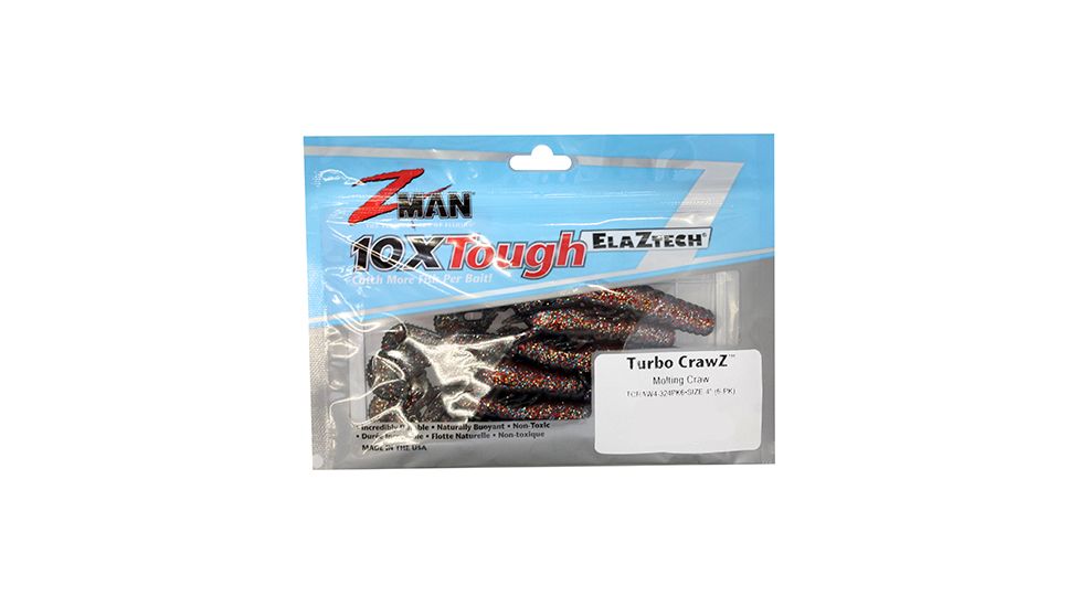 Z-man TURBO CRAWZ 4 MOLTING CRAW6PK TCRAW4-324PK6