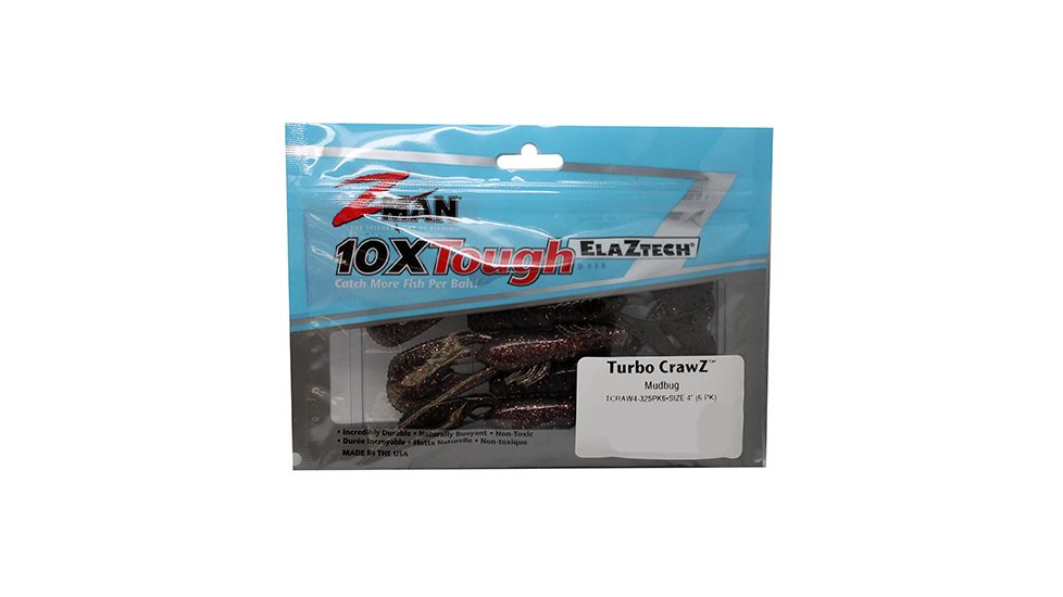 Z-man TURBO CRAWZ 4 MUDBUG6PK TCRAW4-325PK6