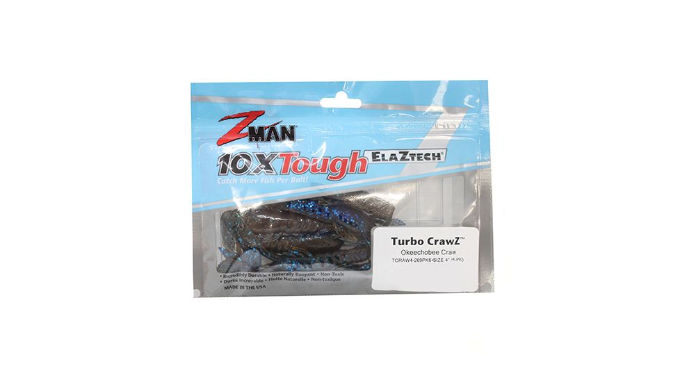 Z-man TURBO CRAWZ 4 OKEECHOBEE CRAW6PK TCRAW4-269PK6