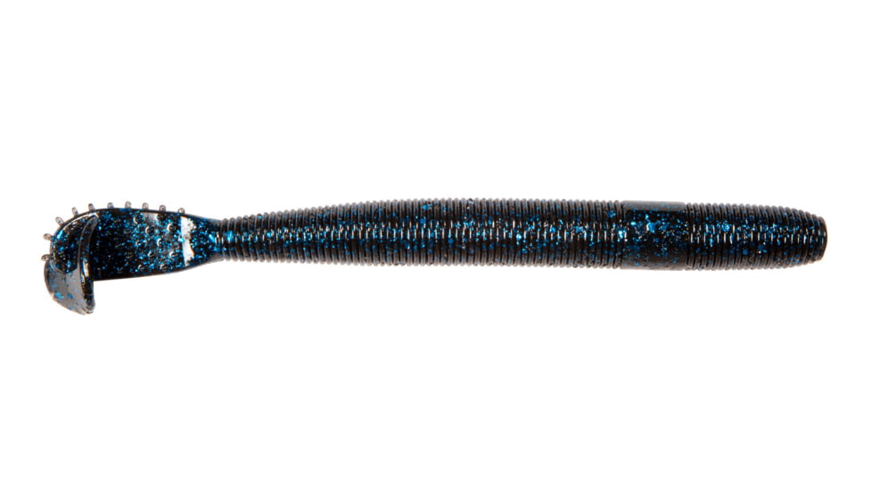 Z-Man Turbo Fattyz 6in Black Blue 5 Pack, TFAT-02PK5