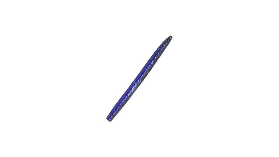 Z-man Zinkerz Soft Bait, 6 pack, 5 in, Black/Blue Laminate, SSINK-64PK6