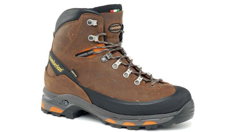 Zamberlan 1050 Trek Magic GTX RR Boot - Men's-Brown/Orange-8.5 US