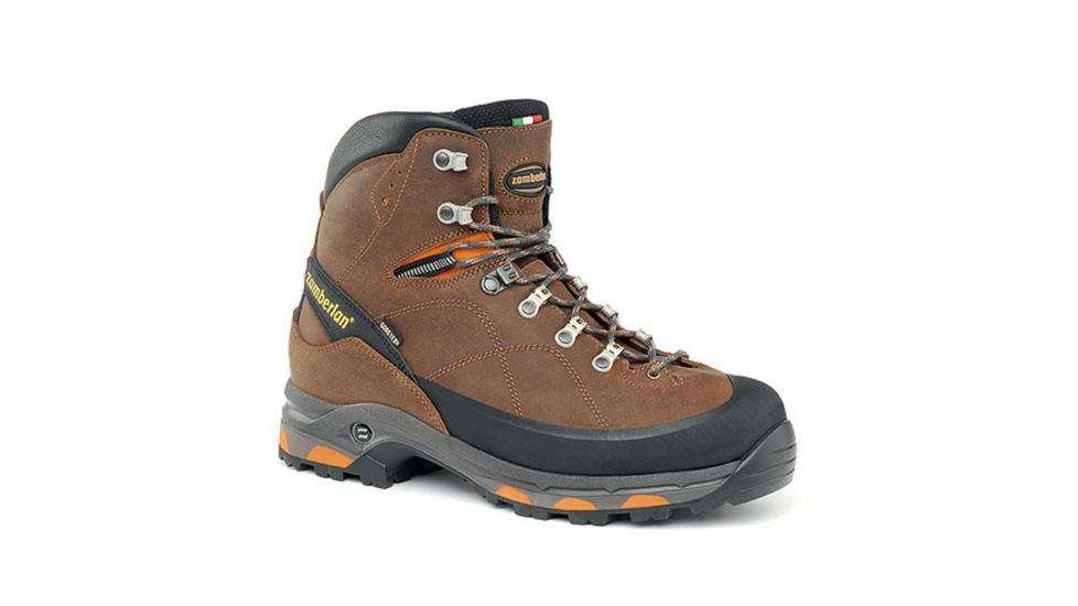 Zamberlan 1050 Trek Magic GTX RR Boot - Men's-Brown/Orange-9 US