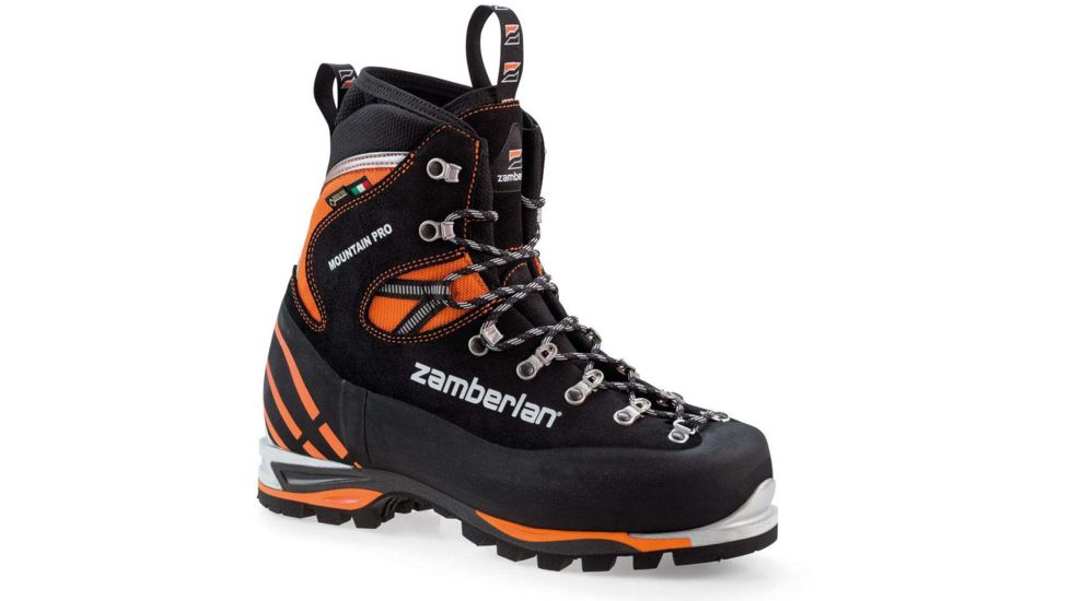 Zamberlan Mountain Pro Evo GTX RR Mountaineering Shoes - Men's, Black/Orange, 10.5 US, Medium, 2090BOM-45-10.5