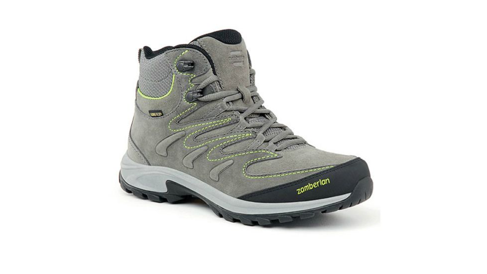Zamberlan 255 Cairn Mid GTX Hiking Boot - Women's-Dark Grey/Lime-Medium-6.5 US