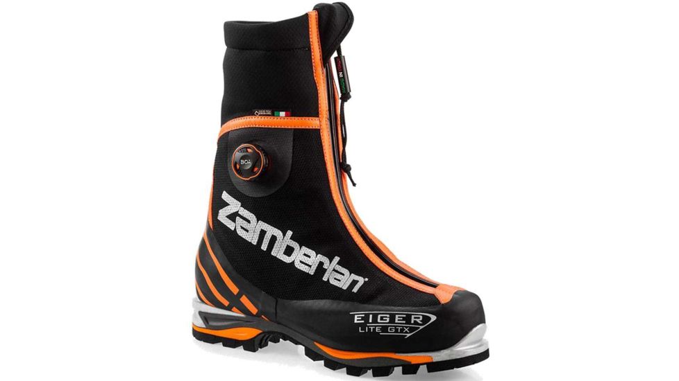 Zamberlan 3030 Eiger Lite Boa GTX RR Mountaineering Shoes - Mens, Black/Orange, 11 US, 3030BOM-45.5-11