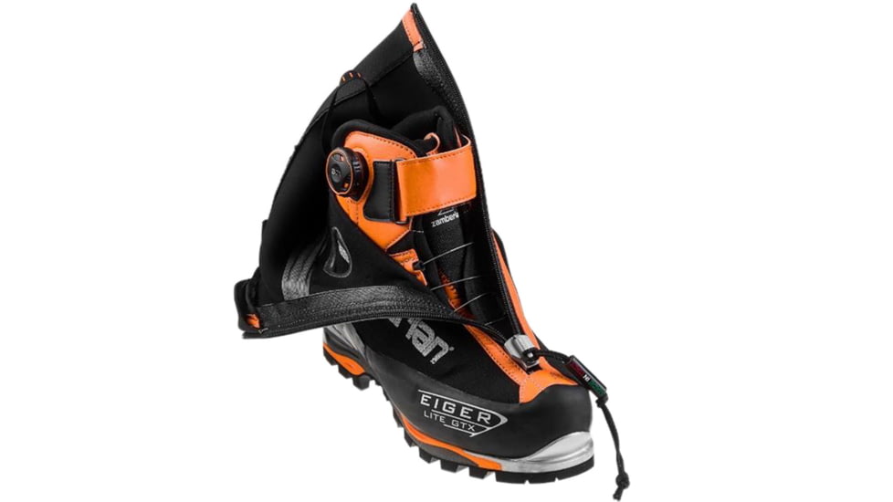 Zamberlan Eiger Lite Boa GTX RR Mountaineering Shoes - Mens, Black/Orange, 47 / 12, 3030BOM-47-12