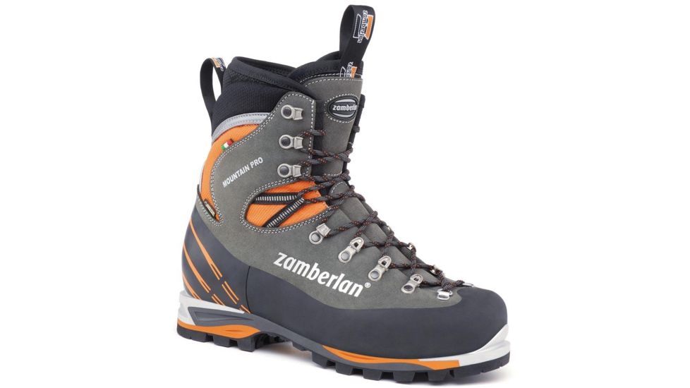 Zamberlan Mountain Pro Evo GTX RR Mountaineering Boots - Mens, Graphite/Orange, Medium, 8, 2090GOM-Medium-8