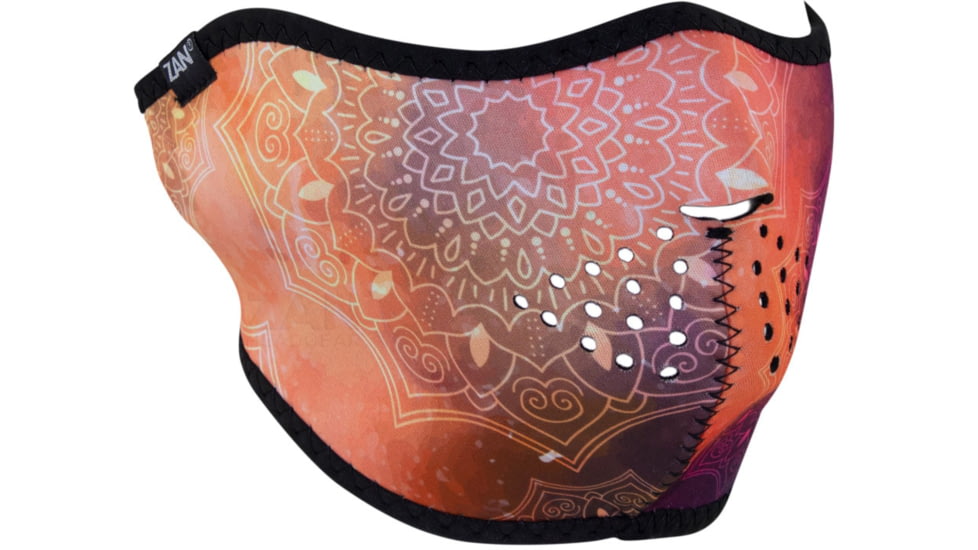 Zan Headgear Neoprene Half Face Mask, Starry Mandala - WNFM597H