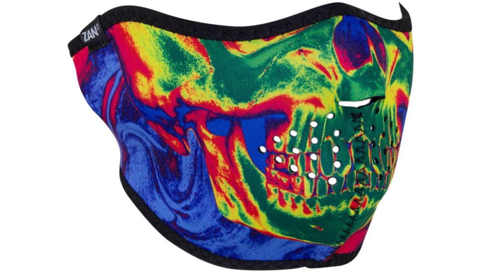 Zan Headgear Neoprene Half Face Mask, Therma Skull - WNFM610H