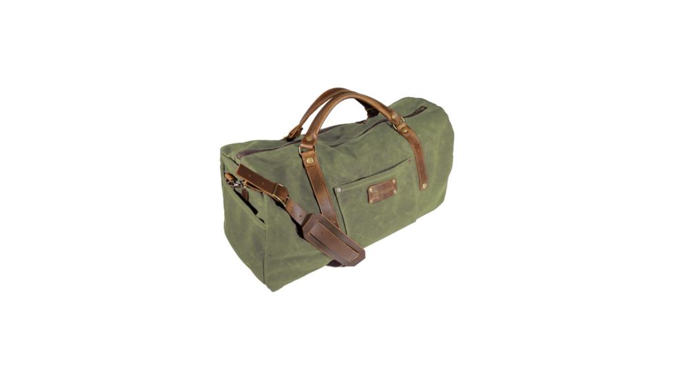 ZB Savoy Wax Canvas Weekender Bag, Forest Green WX18002GRN
