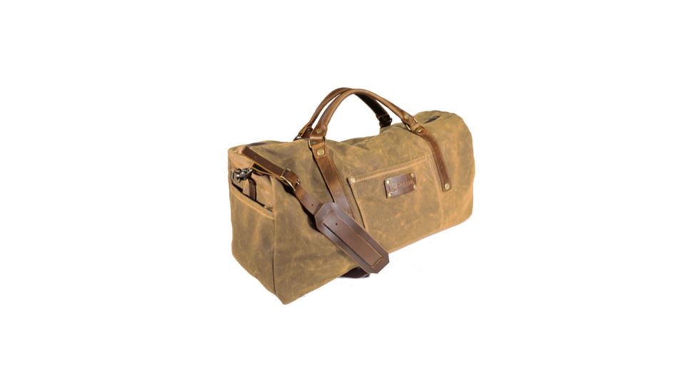 ZB Savoy Wax Canvas Weekender Bag, Tan WX18002TAN