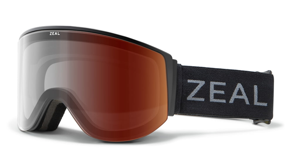 Zeal Optics Beacon Goggles, Automatic Grey-Base Polarized Lens, Dark Night Frame, Medium, 11768