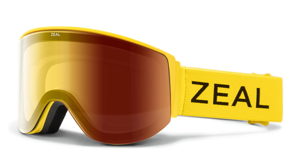 Zeal Optics Beacon Goggles, Automatic Yellow-Base Polarized Lens, Sunny Frame, Medium, 11887
