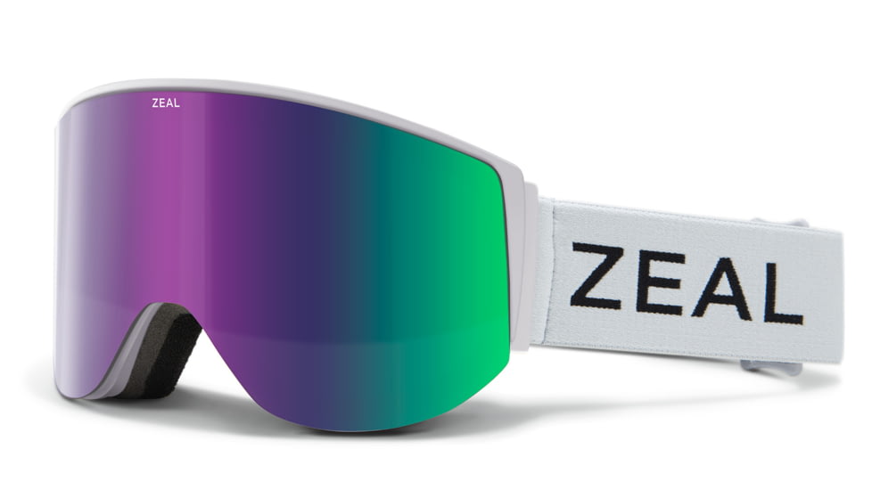 Zeal Optics Beacon Goggles, Jade Mirror Lens, Fog Frame, Medium, 11897