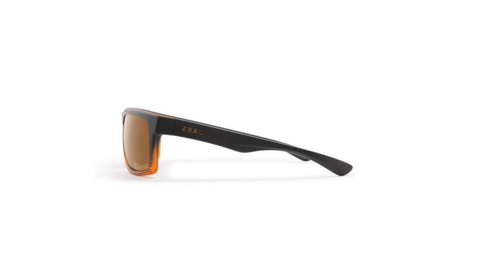 Zeal Optics Drifter Polarized Sunglasses, Torched Woodgrain 11322