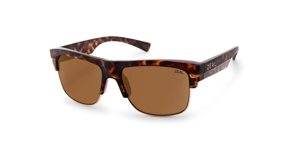 Zeal Optics Emerson Sunglasses, Gold Tortoise 11115