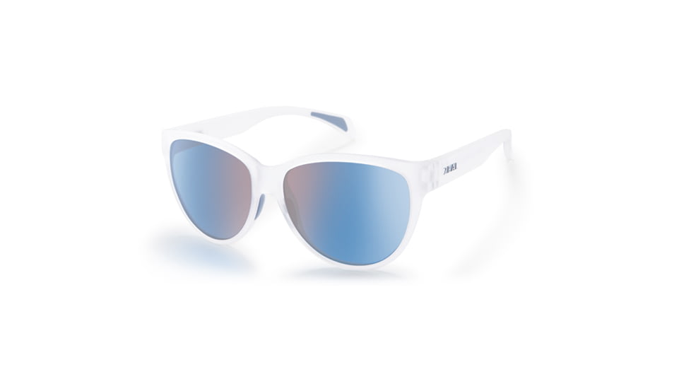 Zeal Optics Isabelle Sunglasses, Matte Crystal Frame, Ellume Horizon Blue Lens, Polarized, 11315
