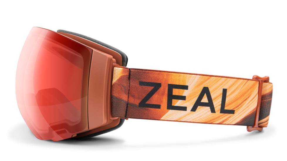 Zeal Optics Portal Goggles, Automatic Rose-Base Polarized w/ Sky Blue Mirror Lens, Canyon Frame, Medium, 11912