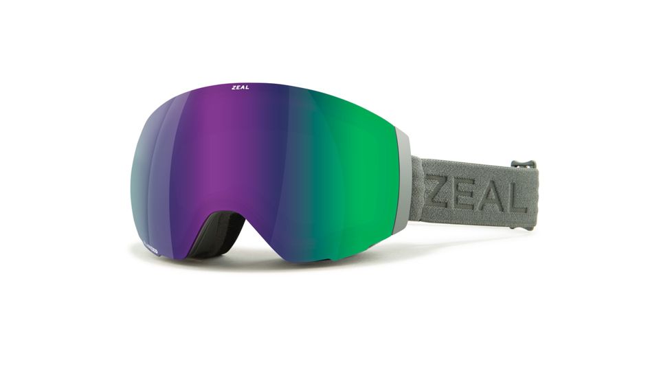 Zeal Optics Portal Goggles, Greybird Frame, Polarized Jade w/ Sky Blue Mirror Lens, 11605