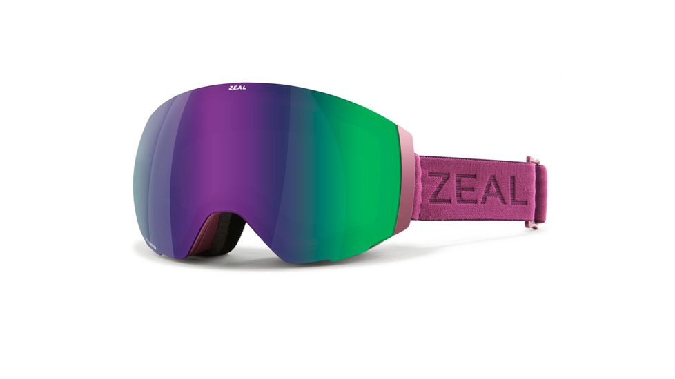 Zeal Optics Portal Goggles, Plum Frame, Jade Mirror w/ Sky Blue Mirror Lens, 11608